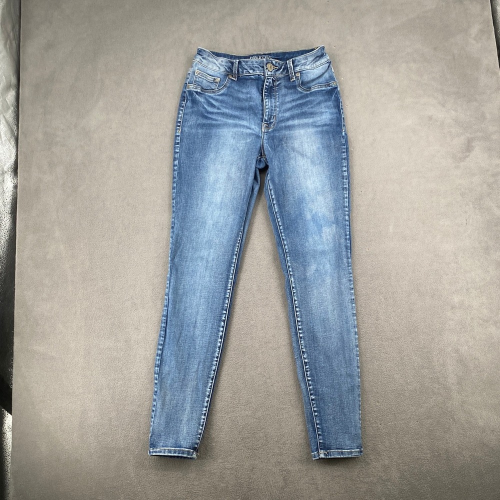 Maurices High Rise Skinny Jeans Medium Wash Size M Reg 8178